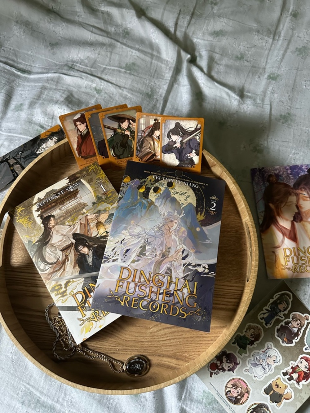 Dinghai Fusheng Records Danmei Vol’s 1&2 - Blue & Gold Cover
